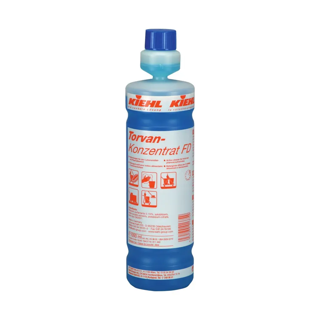 [KIJ550802] Torvan FD koncentrátum Kiehl, 1 l, konyhai tisztítószer, aktív