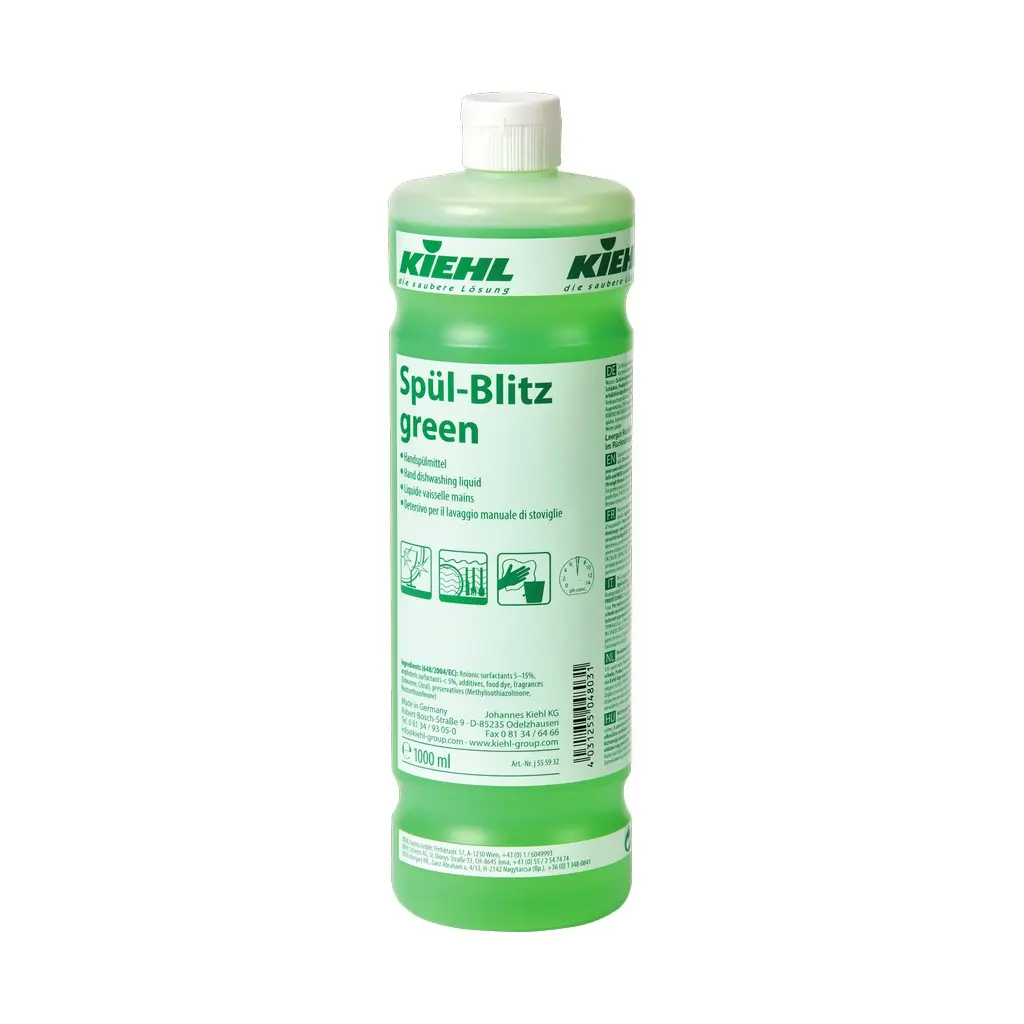 [KIJ555901] Spül-Blitz Green Kiehl, 1 l, mosogatószer, kézi