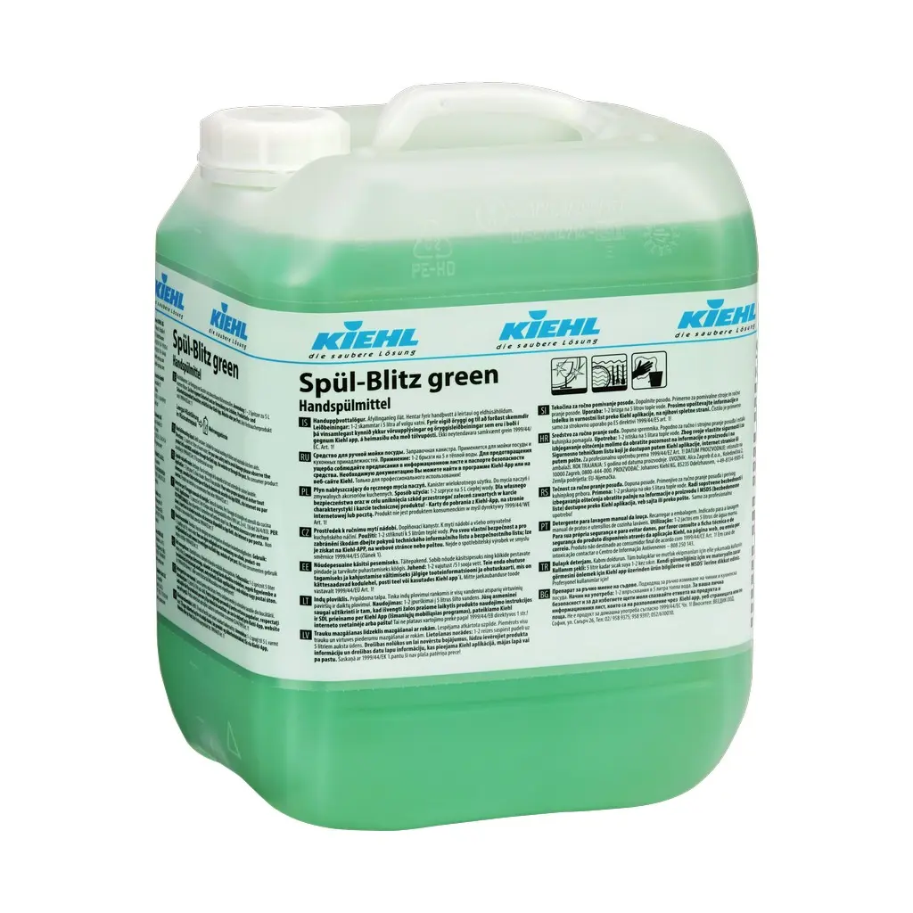 [KIJ555910] Spül-Blitz Green Kiehl, 10 l, mosogatószer, kézi