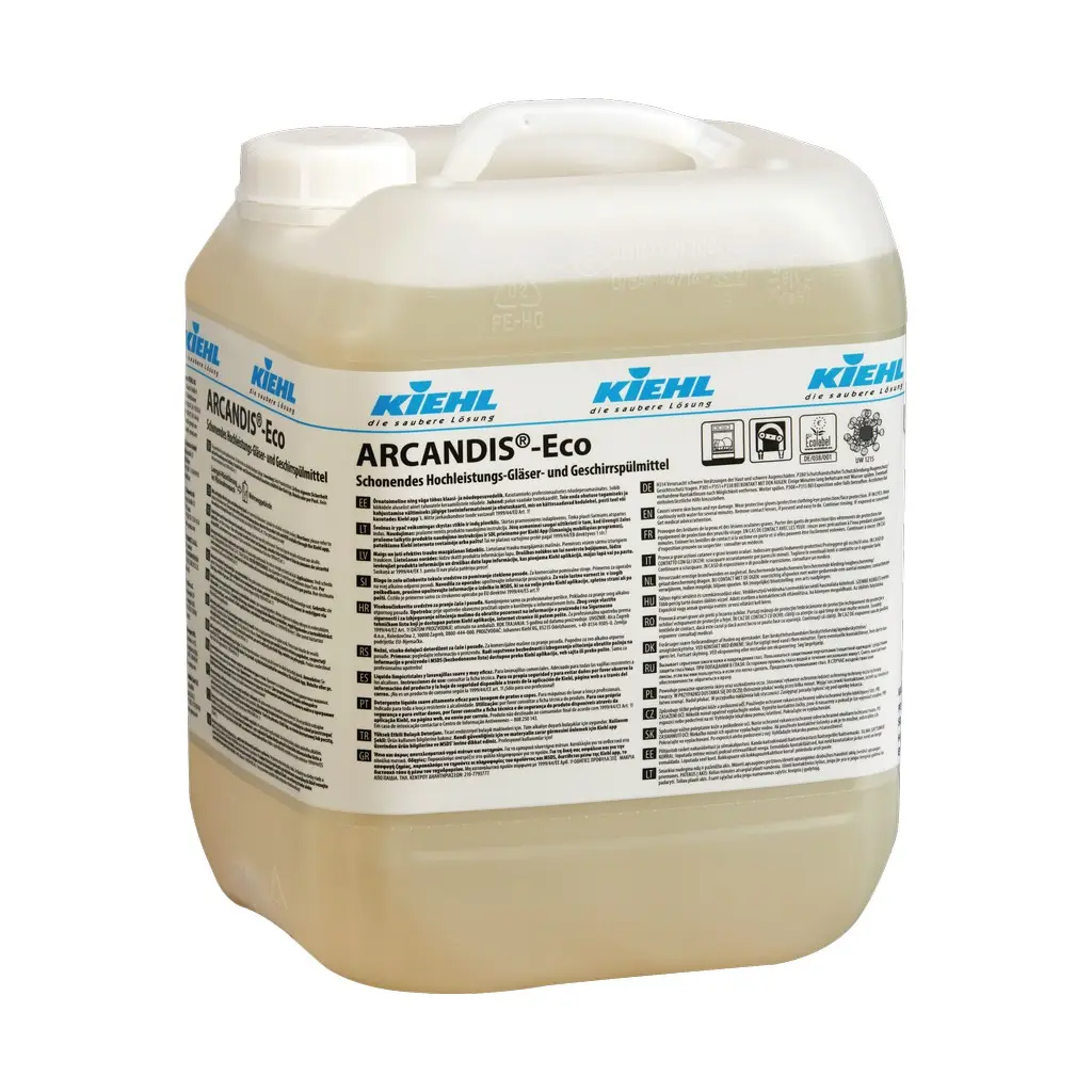 [KIJ560610] Arcandis-Eco Kiehl, 10 l, mosogatószer, gépi, pohár és edény