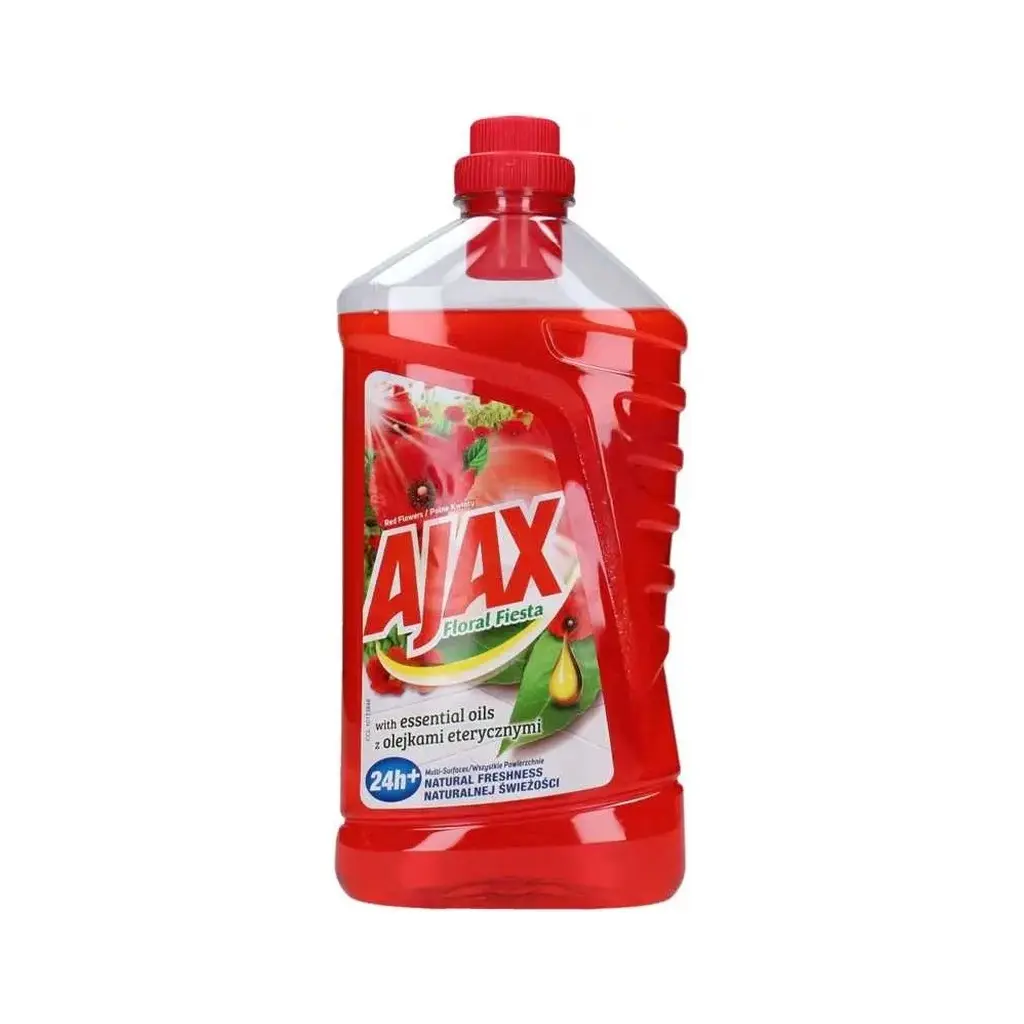 [HT0103] AJAX általános tisztítószer Floral Fiesta piros 1L