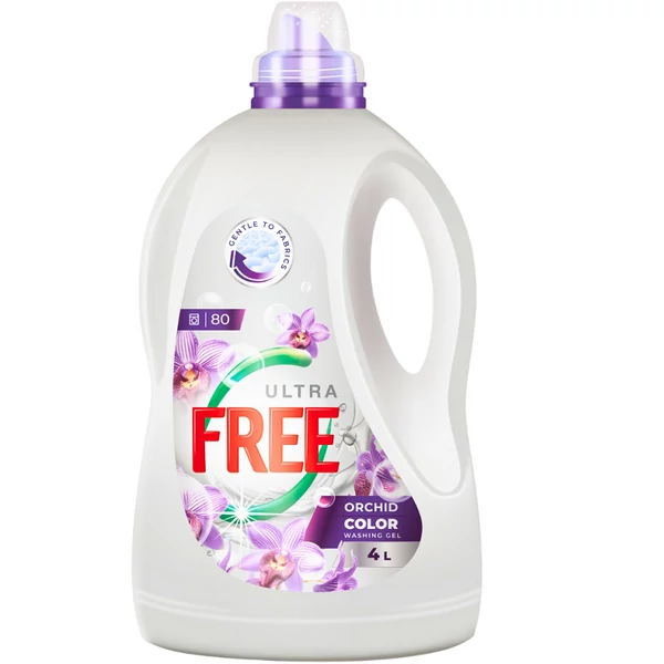 [HT0106] Ultra Free Orchid mosógél, 80 mosás, 4 l
