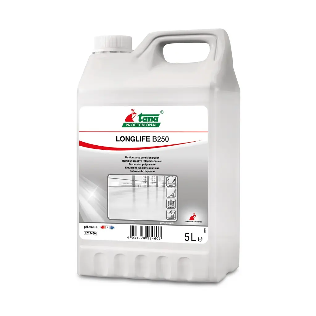 [TA0702656] LONGLIFE B250 Tana, 10 l, többcélú emulziós padlóápoló, könnyűfényű