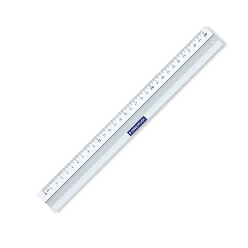 [CWTS56330] Vonalzó, alumínium, 30 cm, STAEDTLER "Mars 563"