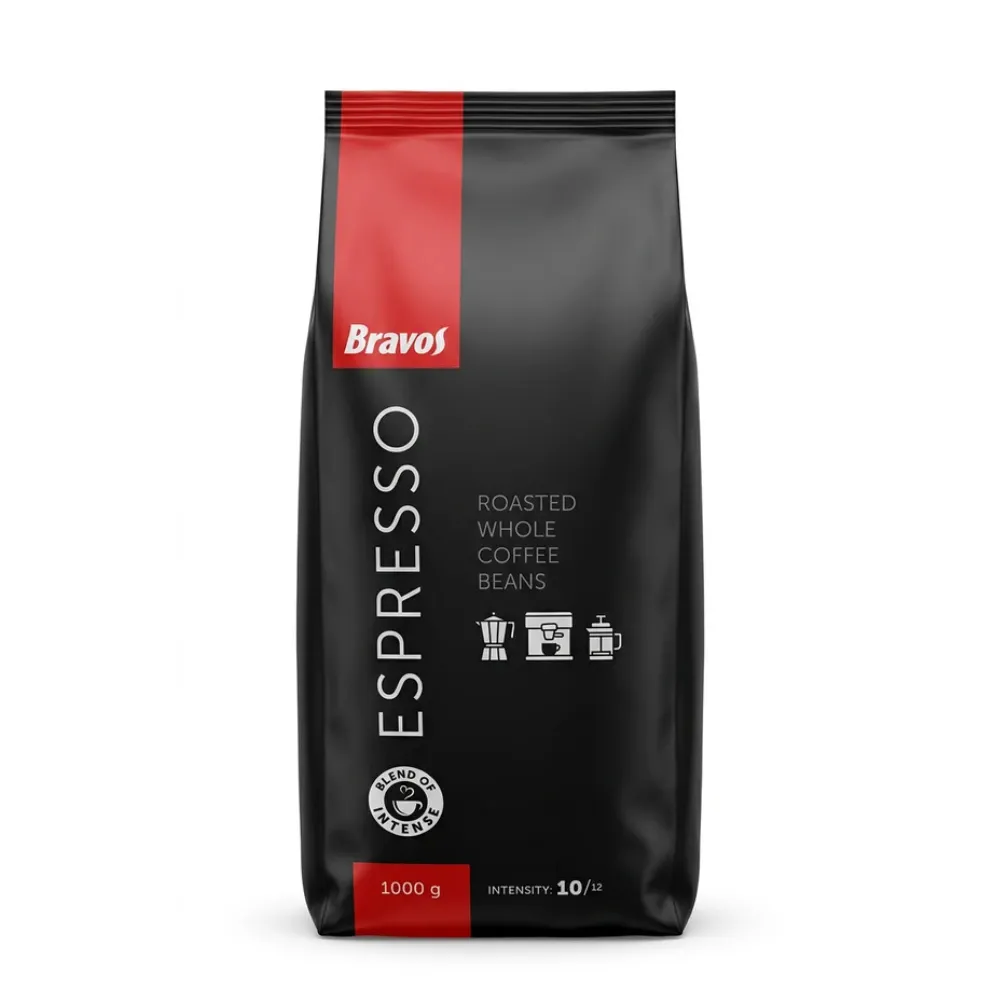 Bravos Espresso szemes kávé 12x1kg