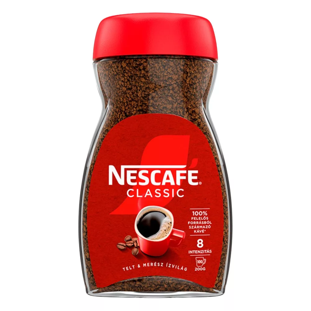 Nescafé Classic, üveg, 200g