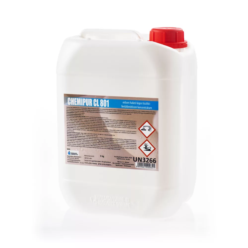 Chemipur CL 801, 5 kg/kanna, erősen habzó lúgos 