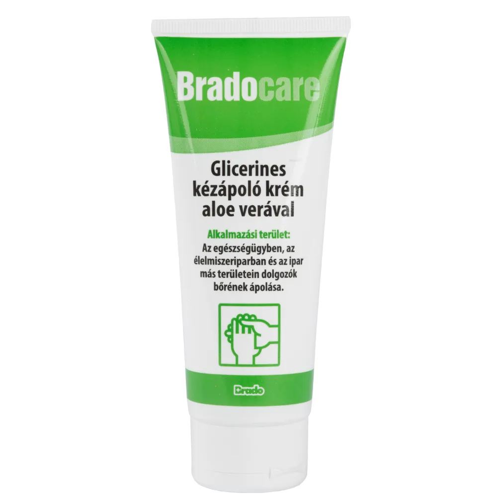 [BR017011221] Bradocare kézápoló krém 100ml, glicerin, aloe vera