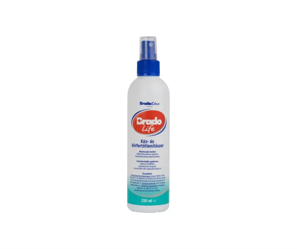 Bradolife kéz és bőrfertőtlenítő 250 ml