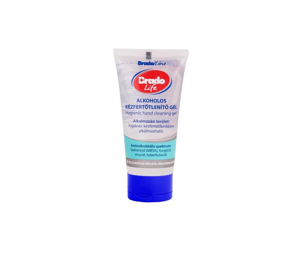 Bradolife kézfertőtlenítő gél 50ml tubusos