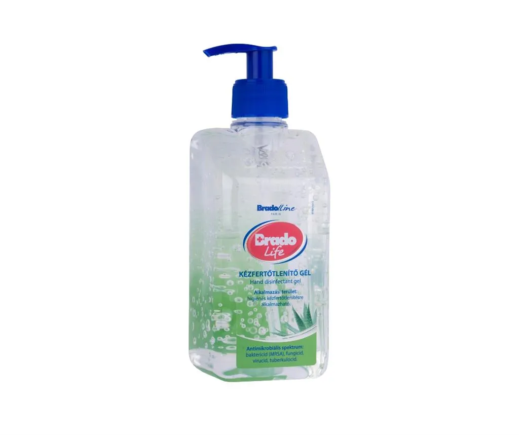 Bradolife sensitive kézfertőtlenítő gél 500ml