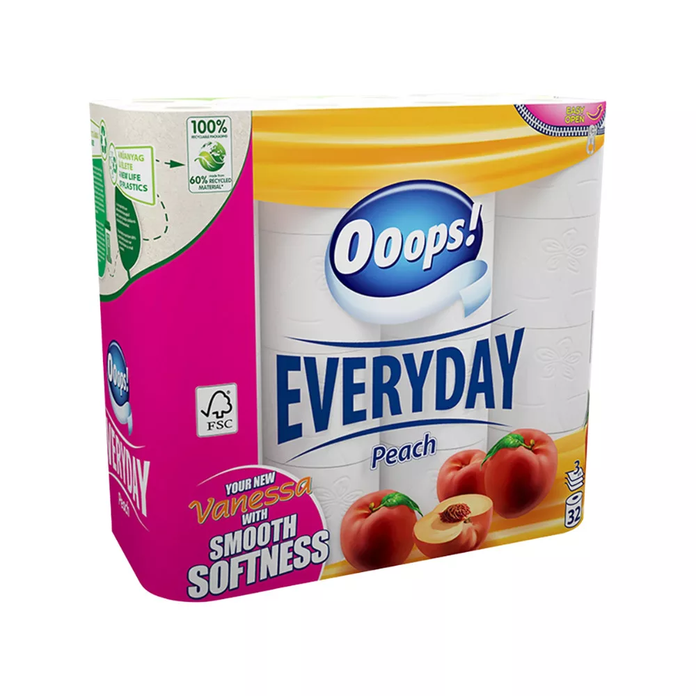 Ooops! Everyday Barack, kistekercses toalettpapír, 3 réteg, 24 tekercs