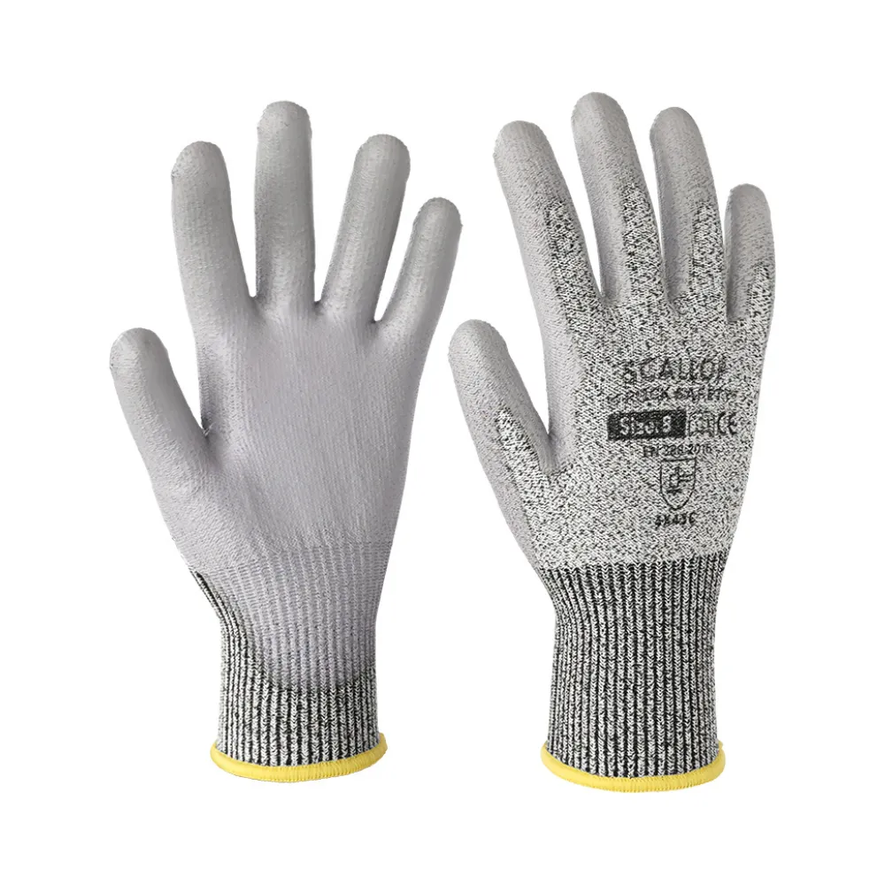 [RSSCALLOP/6] Vágásbiztos kesztyű, PU tenyérmártással (6)