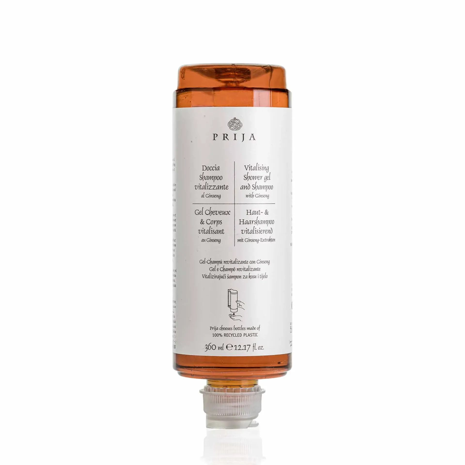 [HGFLPCYR360MPR] Prija tusfürdő és sampon, nem utántölthető, patron, 360 ml