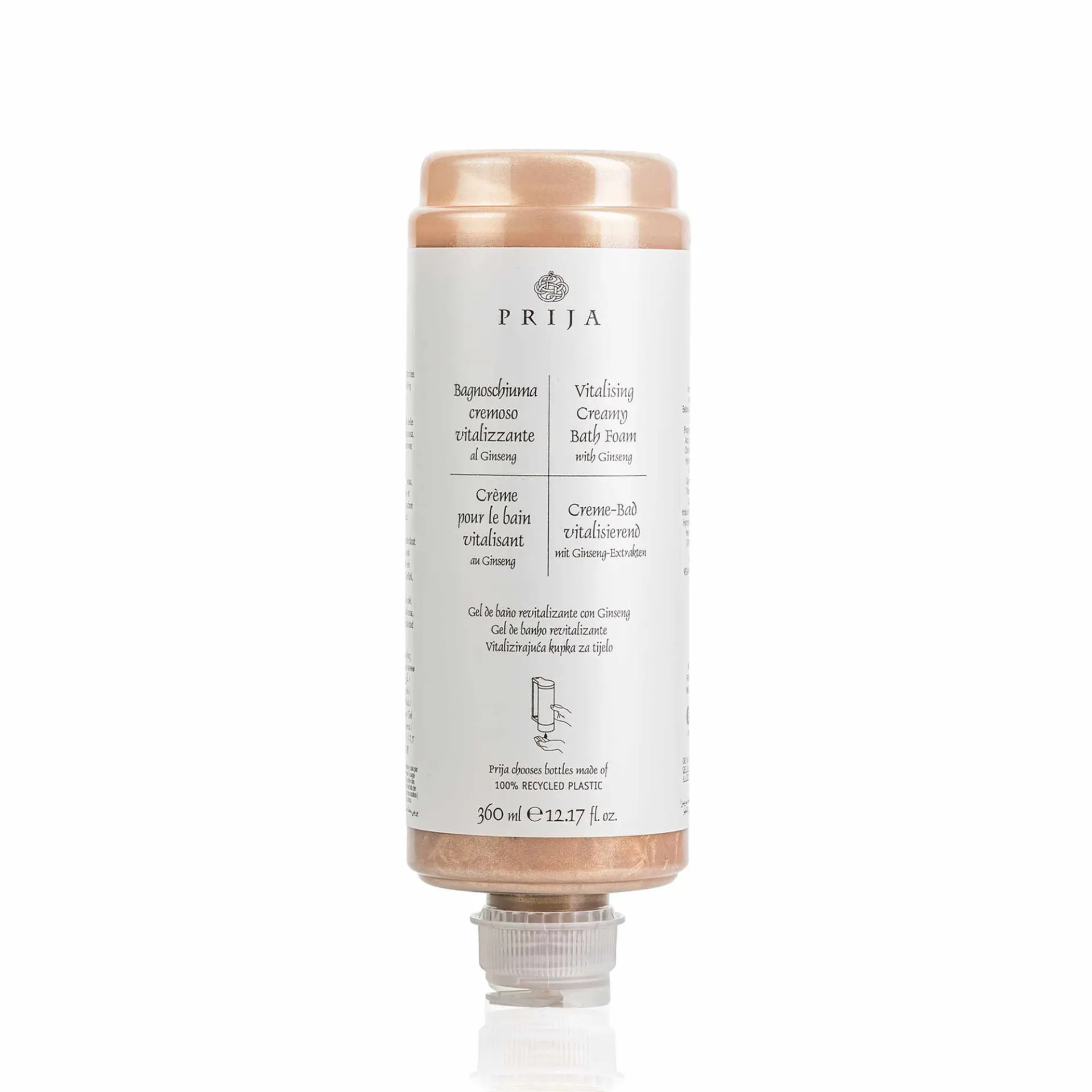 [HGFLPCYR360BPR] Prija krémes habfürdő, nem utántölthető, patron, 360 ml