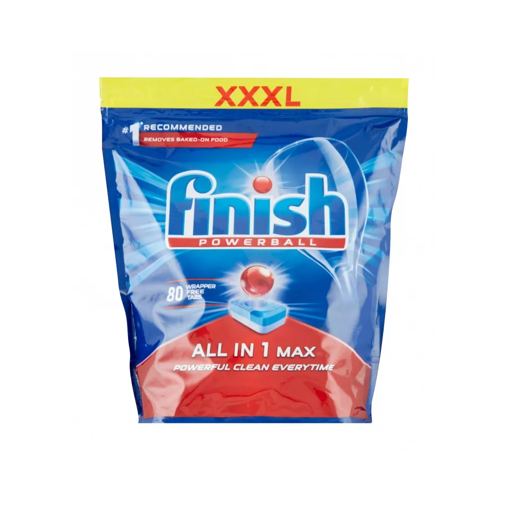 Finish All in 1 Max mosogatógép tabletta 80db