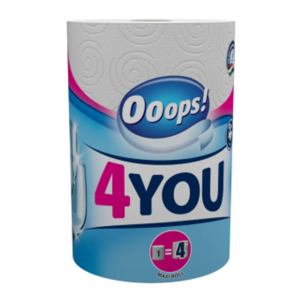 [KKC2001901] Ooops! 4You tekercses kéztörlő, 2 réteg, 1 tekercs