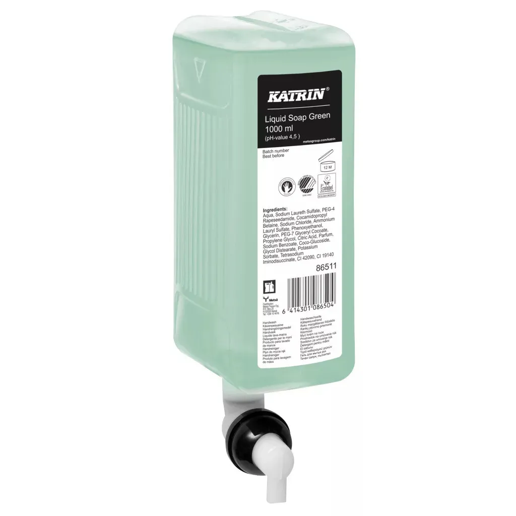 Katrin 86450 GREEN illatos habszappan, 1000 ml