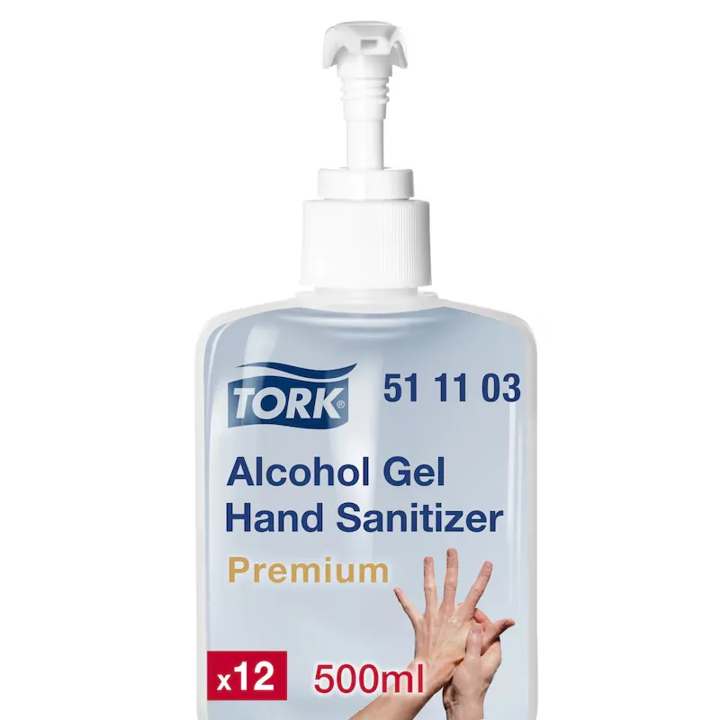[TO511103] Tork alkoholos kézfertőtlenítő gél, 500 ml, átlátszó, S4