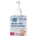 Tork alkoholos kézfertőtlenítő gél, 500 ml, átlátszó, S4