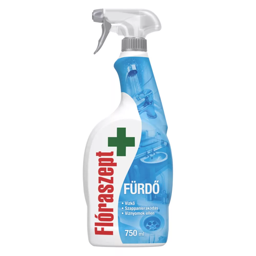 FLÓRASZEPT spray, 750ml, fürdőszoba tisztító, vízkőoldó