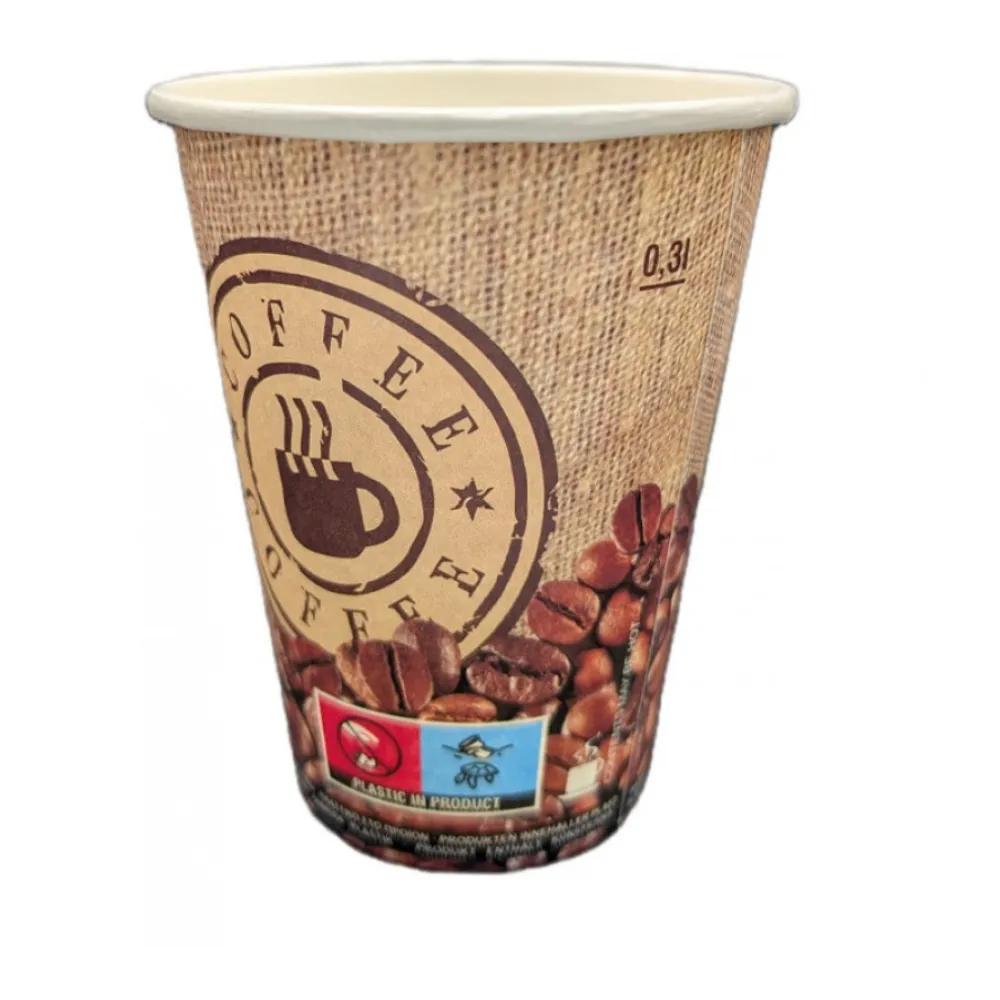[GFM12OZ] Mintás Papírpohár, 3dl, 90mm, 50db/csomag
