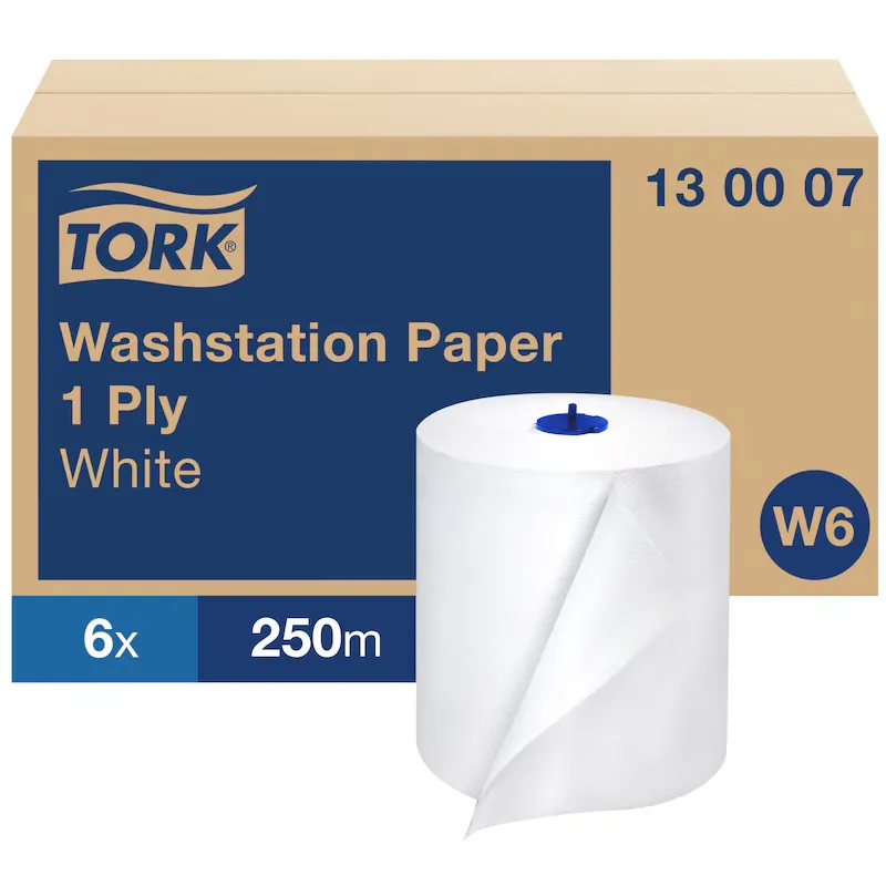 [TO130007] Tork tekercses kéztörlő, 1 réteg, 250 méter, W6 , 6 tekercs/karton