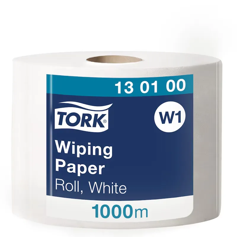 [TO130100] Tork papírtörlők, tekercses, fehér, 1000 méter, 1 réteg, 24,5 × Ø38 cm, W1