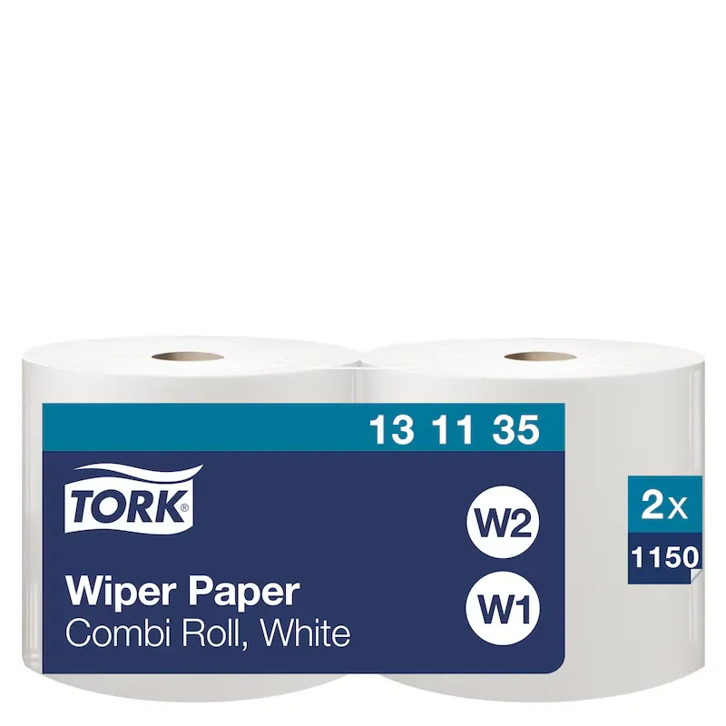 [TO131135] Tork papírtörlők, tekercses, fehér, 460 méter, 1 réteg 2db/karton, 24,5x25 cm , W1/2