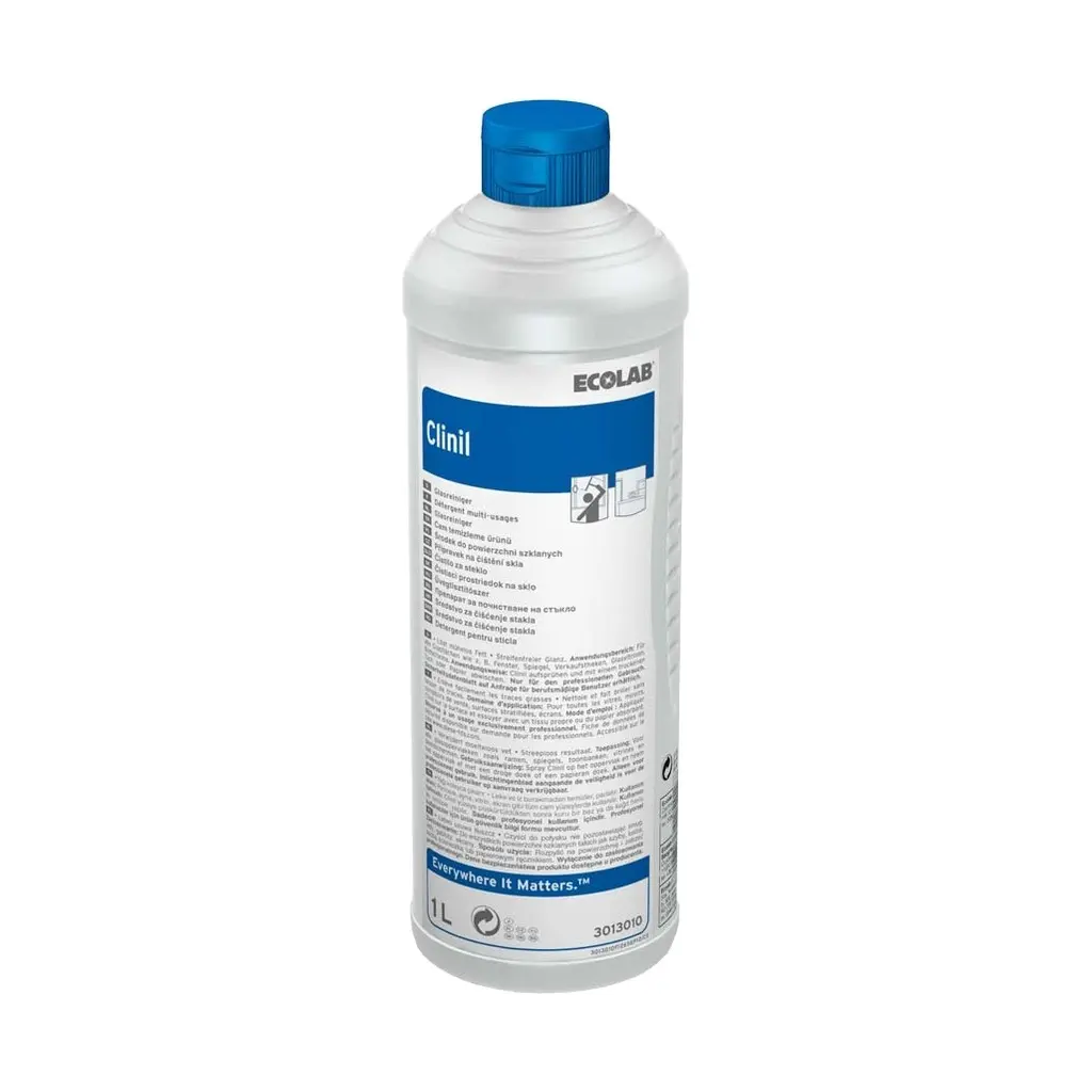 Clinil Ecolab, 1 l, üvegtisztító, felülettisztító