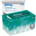 Kimberley-Clark Kleenex Ultra Soft Pop-Up kéztörlő, dobozos, 1 rétegű, fehér, 26 x 22,5 cm, 18 doboz x 70