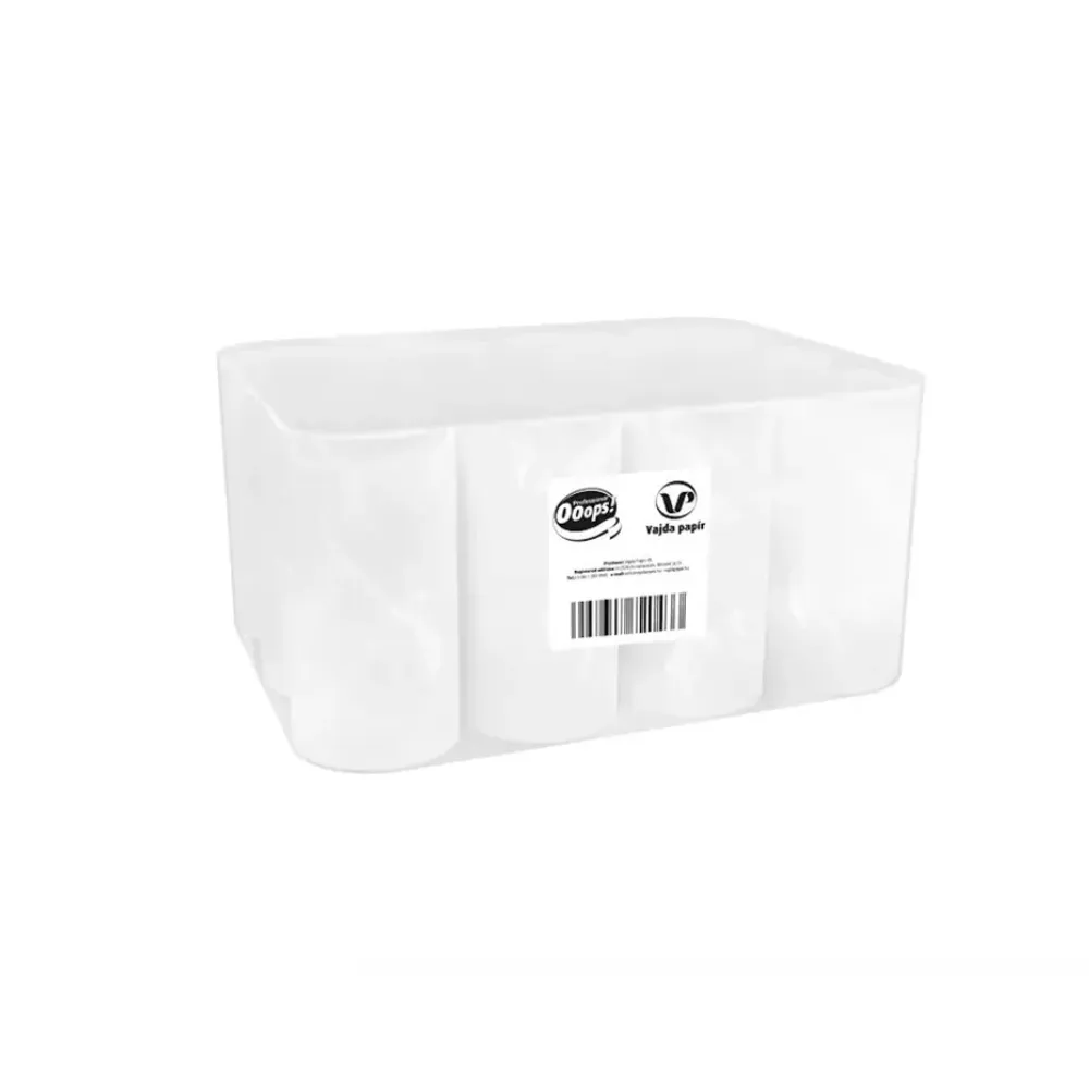 [VAKKC20011543] Ooops! Professional, Midi tekercses  papír kéztörlő, fehér, 2 réteg, D20, cellulóz, 6 tek./karton