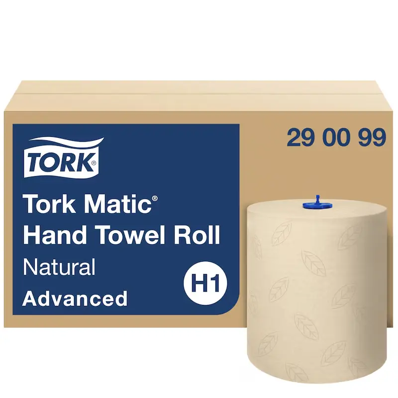 [TO290099] Tork Matic Natúr tekercses papír kéztörlő, natúr, 2 réteg, D19, 150m, H1, 6 tek./karton