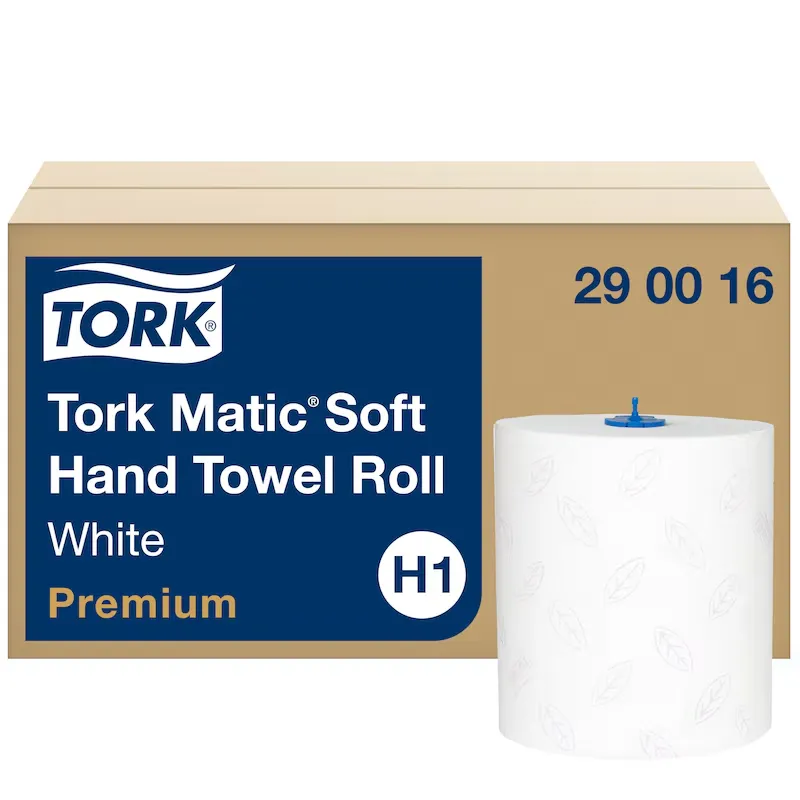 [TO290016] Tork Matic Soft tekercses papír kéztörlő, fehér, 2 réteg, D19, 100m, H1, 6 tek./karton